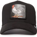 lippikset-kaareva-rekka-musta-snapback-cock-the-suede-rooster-blacked-out-the-farm-goorin-bros