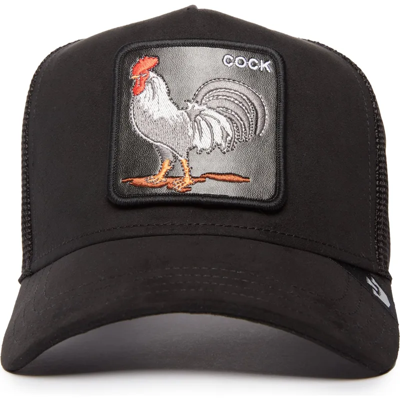 lippikset-kaareva-rekka-musta-snapback-cock-the-suede-rooster-blacked-out-the-farm-goorin-bros