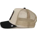 lippikset-kaareva-rekka-beige-snapback-the-faded-sloth-eco-brutalism-the-farm-goorin-bros
