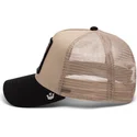 lippikset-kaareva-rekka-beige-snapback-the-vicious-snake-eco-brutalism-the-farm-goorin-bros
