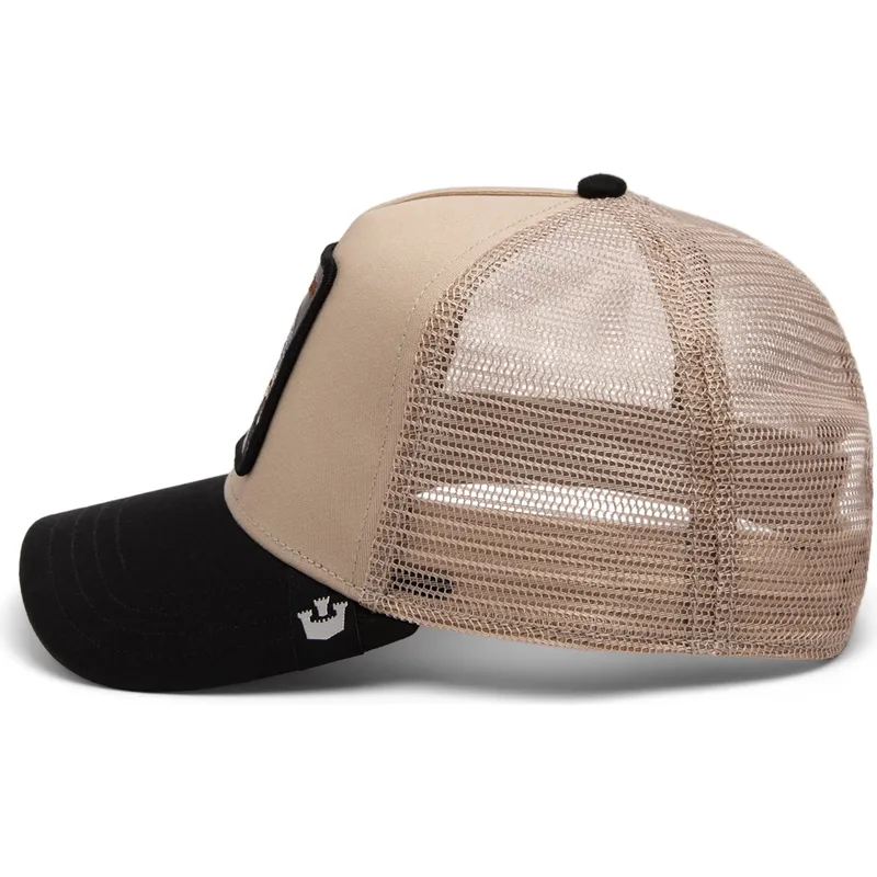 lippikset-kaareva-rekka-beige-snapback-the-vicious-snake-eco-brutalism-the-farm-goorin-bros