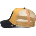 lippikset-kaareva-rekka-keltainen-snapback-the-dead-skull-eco-brutalism-the-farm-goorin-bros