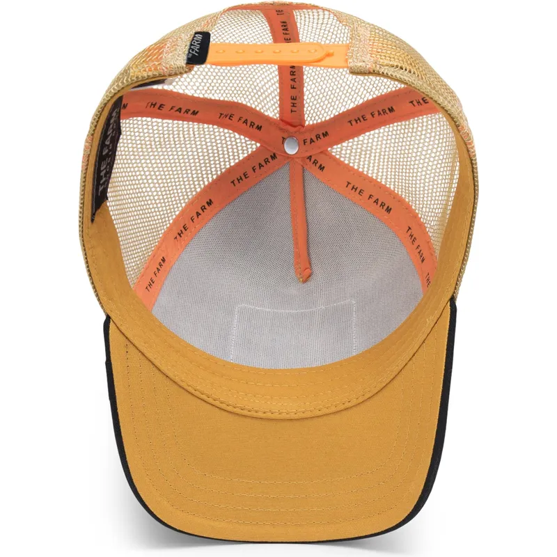 lippikset-kaareva-rekka-keltainen-snapback-the-dead-skull-eco-brutalism-the-farm-goorin-bros