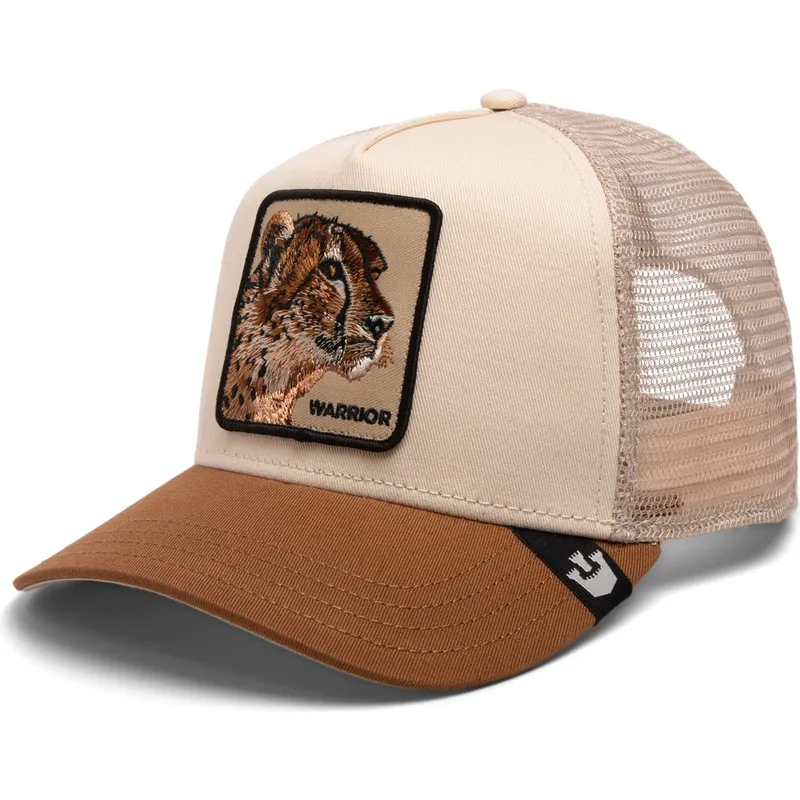 lippikset-kaareva-rekka-ruskea-snapback-warrior-cheetah-big-cats-the-farm-goorin-bros