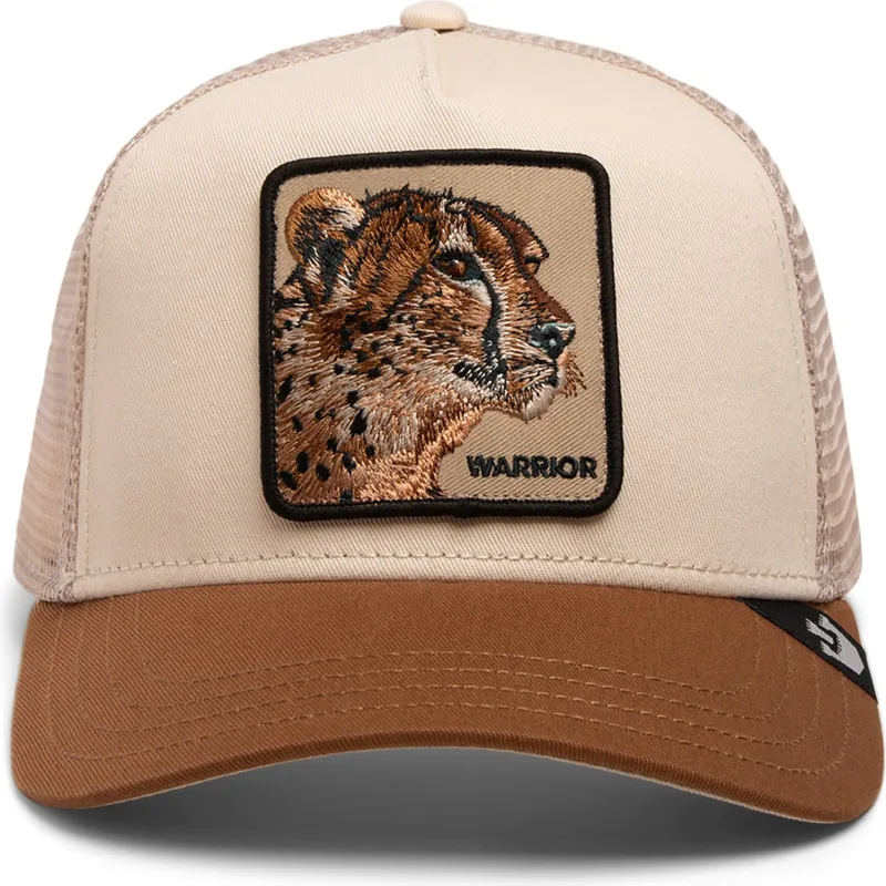lippikset-kaareva-rekka-ruskea-snapback-warrior-cheetah-big-cats-the-farm-goorin-bros