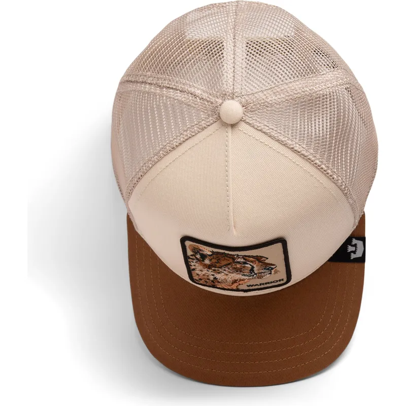 lippikset-kaareva-rekka-ruskea-snapback-warrior-cheetah-big-cats-the-farm-goorin-bros