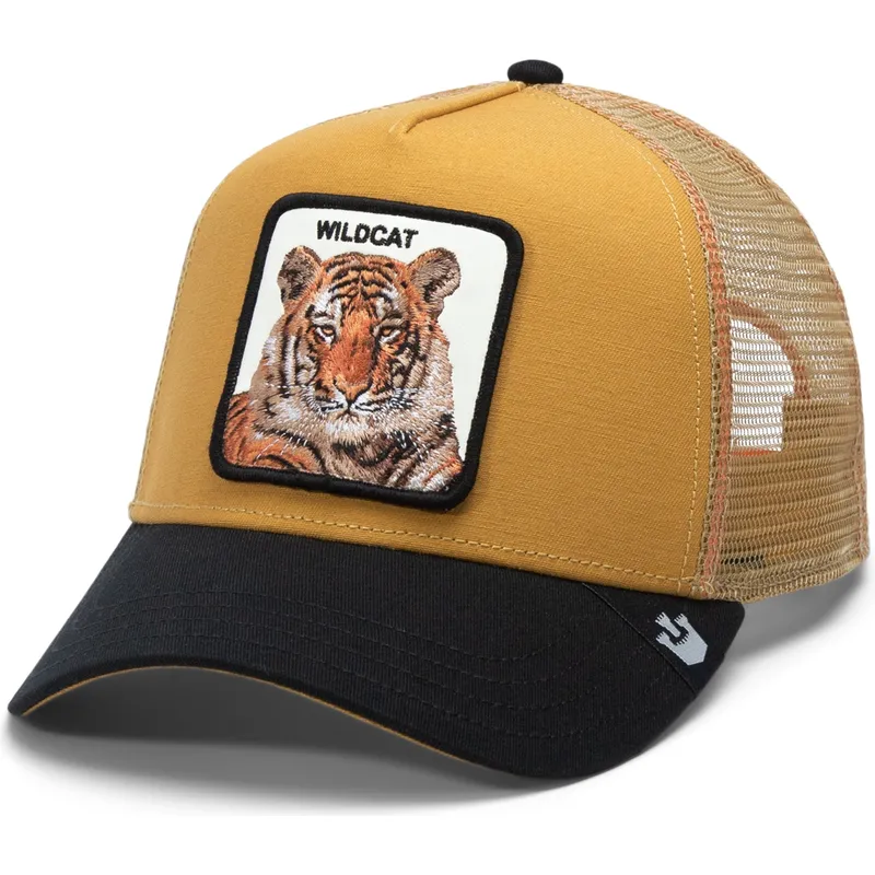lippikset-kaareva-rekka-ruskea-snapback-the-wildcat-tiger-big-cats-the-farm-goorin-bros lippikset-kaareva-rekka-ruskea-snapback-the-wildcat-tiger-big-cats-the-farm-goorin-bros
