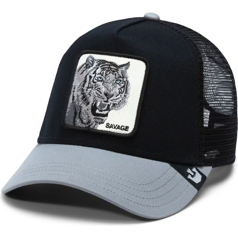 lippikset-kaareva-rekka-musta-snapback-the-savage-tiger-big-cats-the-farm-goorin-bros