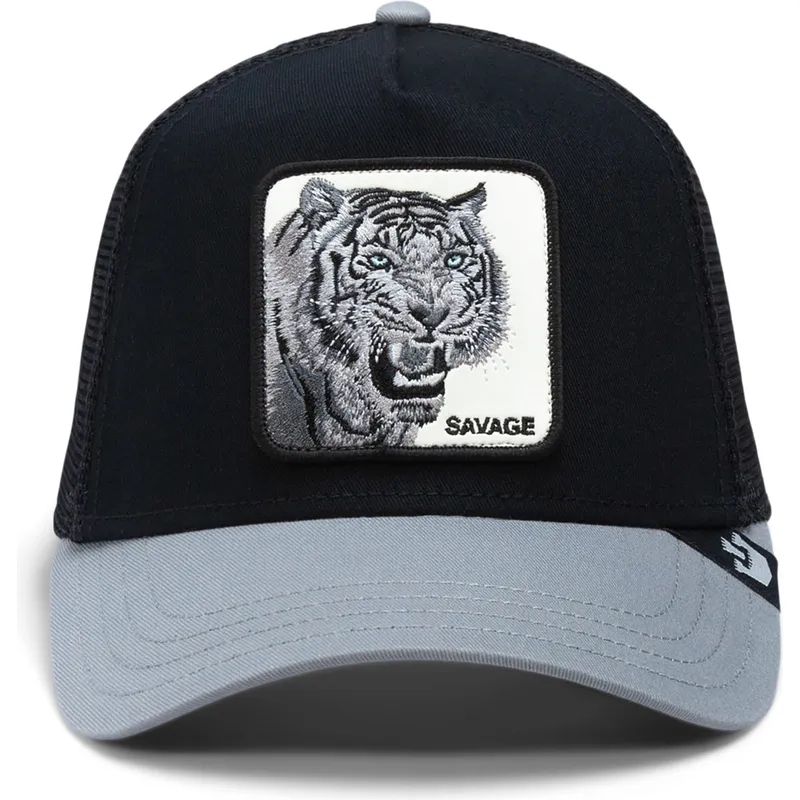 lippikset-kaareva-rekka-musta-snapback-the-savage-tiger-big-cats-the-farm-goorin-bros