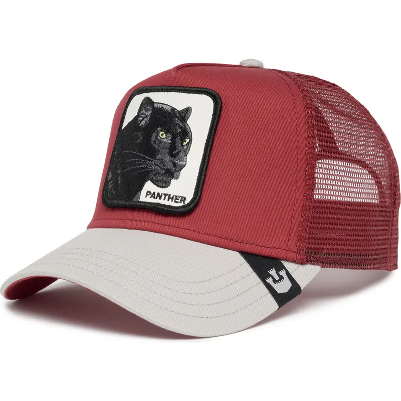 lippikset-kaareva-rekka-punainen-snapback-the-panther-big-cats-the-farm-goorin-bros