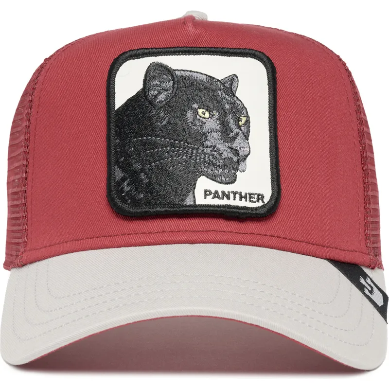 lippikset-kaareva-rekka-punainen-snapback-the-panther-big-cats-the-farm-goorin-bros
