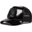 lippikset-kaareva-rekka-musta-snapback-obsidian-panther-puff-patent-the-farm-goorin-bros
