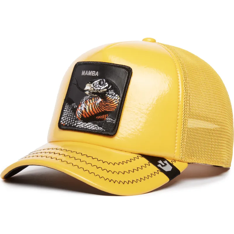 lippikset-kaareva-rekka-keltainen-snapback-mamba-mentality-puff-patent-the-farm-goorin-bros