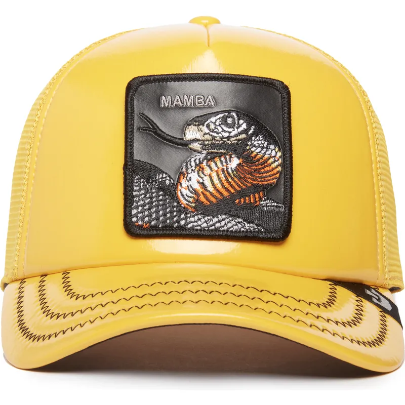 lippikset-kaareva-rekka-keltainen-snapback-mamba-mentality-puff-patent-the-farm-goorin-bros