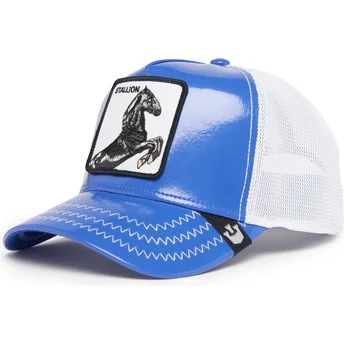 Lippikset kaareva rekka sininen snapback Stallion Horsepower Puff Patent The Farm Goorin Bros.