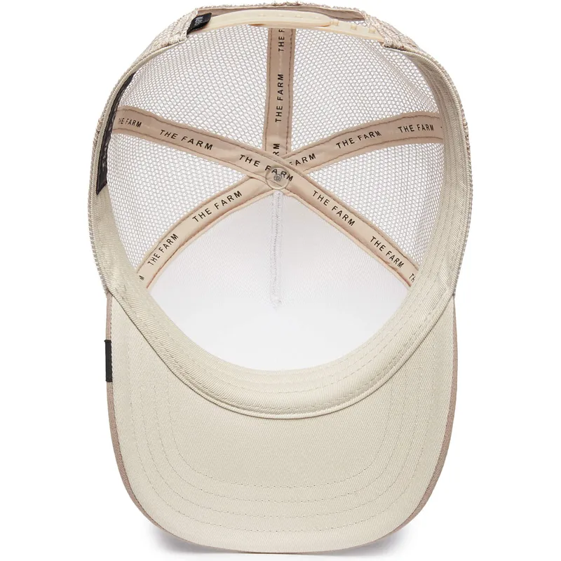 lippikset-kaareva-rekka-beige-snapback-lapsille-curious-what-s-that-the-farm-goorin-bros