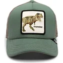 lippikset-kaareva-rekka-vihrea-snapback-lapsille-monster-little-tyrant-extinct-the-farm-goorin-bros
