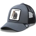 lippikset-kaareva-rekka-harmaa-snapback-lapsille-mammoth-fuzzy-trunk-extinct-the-farm-goorin-bros