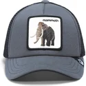 lippikset-kaareva-rekka-harmaa-snapback-lapsille-mammoth-fuzzy-trunk-extinct-the-farm-goorin-bros