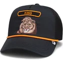 lippikset-kaareva-rekka-musta-snapback-king-gb2-lion-the-rocker-the-farm-goorin-bros