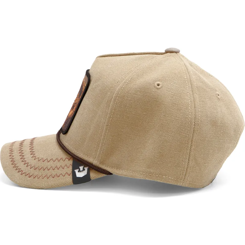 lippikset-kaareva-ruskea-snapback-bear-bare-duck-canvas-the-farm-goorin-bros lippikset-kaareva-ruskea-snapback-bear-bare-duck-canvas-the-farm-goorin-bros