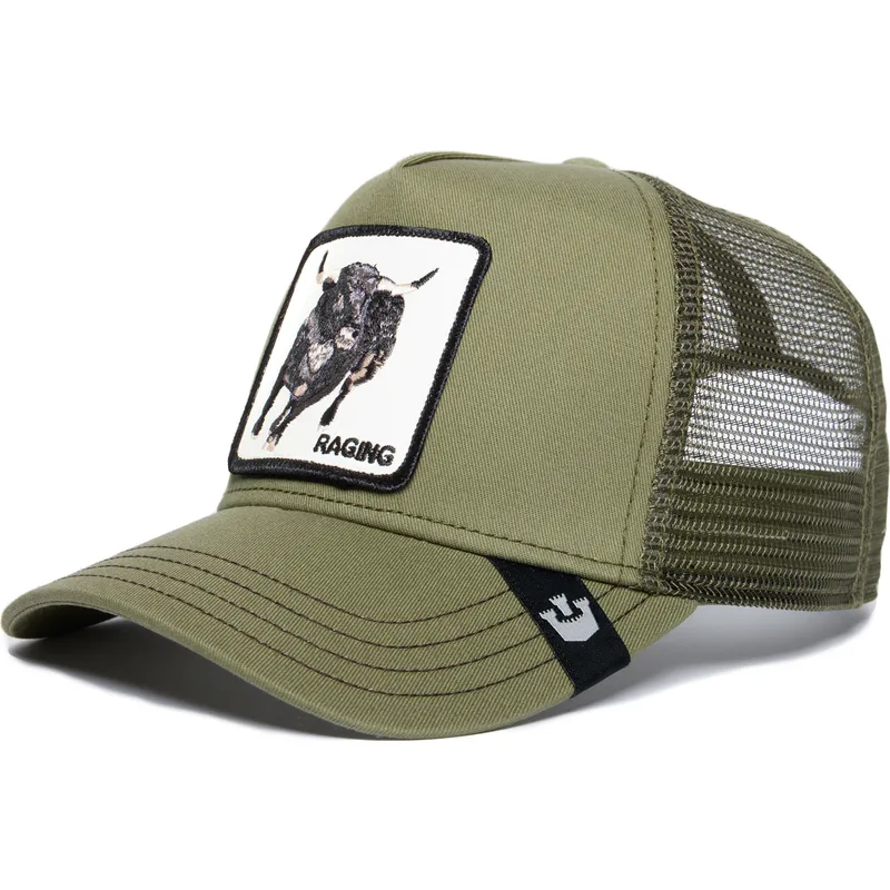 lippikset-kaareva-rekka-vihrea-snapback-raging-road-rage-truckin-the-farm-goorin-bros
