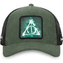 lippikset-kaareva-rekka-vihrea-snapback-kuoleman-varjelukset-harry-potter-capslab