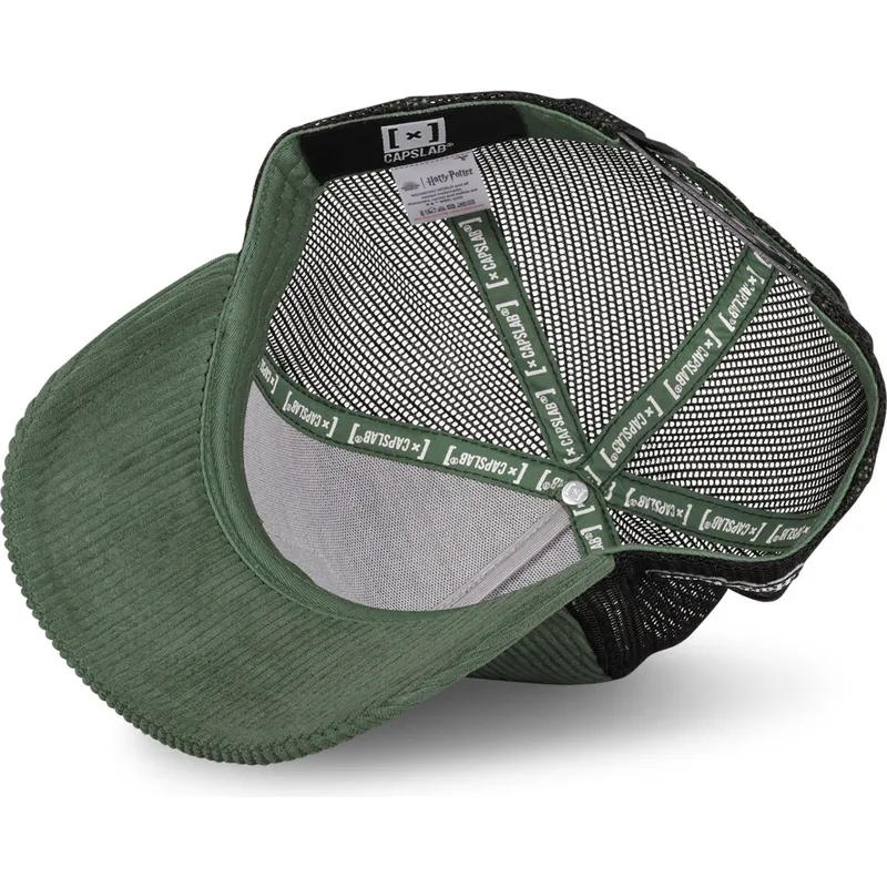 lippikset-kaareva-rekka-vihrea-snapback-kuoleman-varjelukset-harry-potter-capslab