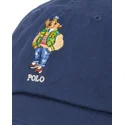lippikset-kaareva-laivastonsininen-saadettava-nauha-bear-twill-polo-ralph-lauren