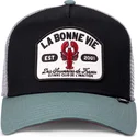 djinns-la-bonne-vie-hft-black-grey-and-green-trucker-hat