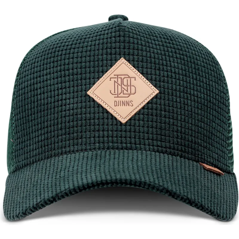 lippikset-kaareva-rekka-vihrea-snapback-hft-waffle-cord-djinns