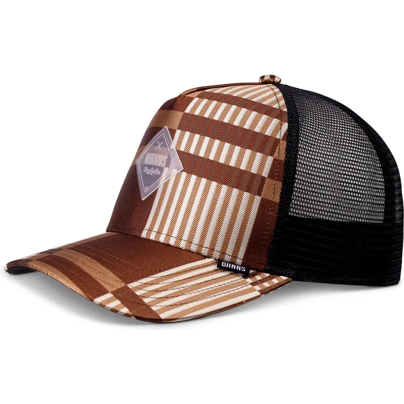 lippikset-kaareva-rekka-ruskea-snapback-hft-shiny-check-djinns