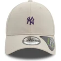 lippikset-kaareva-beige-saadettava-nauha-9forty-repreve-mini-new-york-yankees-mlb-new-era