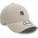 lippikset-kaareva-beige-saadettava-nauha-9forty-repreve-mini-new-york-yankees-mlb-new-era