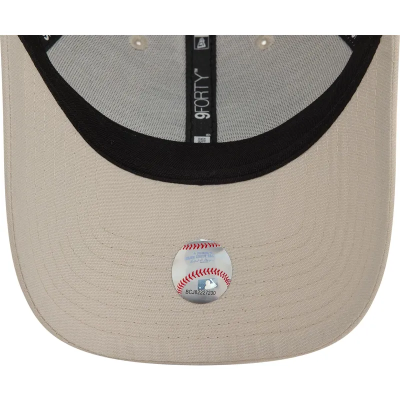 lippikset-kaareva-beige-saadettava-nauha-9forty-repreve-mini-new-york-yankees-mlb-new-era
