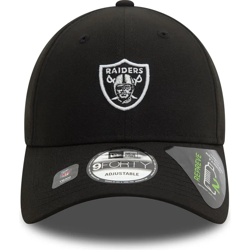 lippikset-kaareva-musta-saadettava-nauha-9forty-repreve-mini-las-vegas-raiders-nfl-new-era