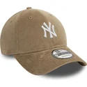 lippikset-kaareva-beige-saadettava-nauha-9forty-cord-new-york-yankees-mlb-new-era