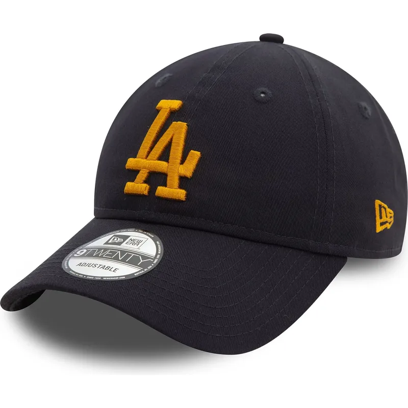 lippikset-kaareva-laivastonsininen-saadettava-nauha-9twenty-league-essential-los-angeles-dodgers-mlb-new-era