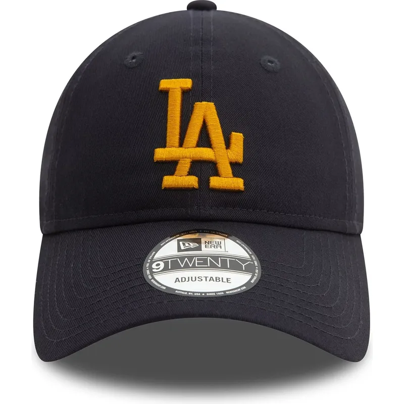lippikset-kaareva-laivastonsininen-saadettava-nauha-9twenty-league-essential-los-angeles-dodgers-mlb-new-era