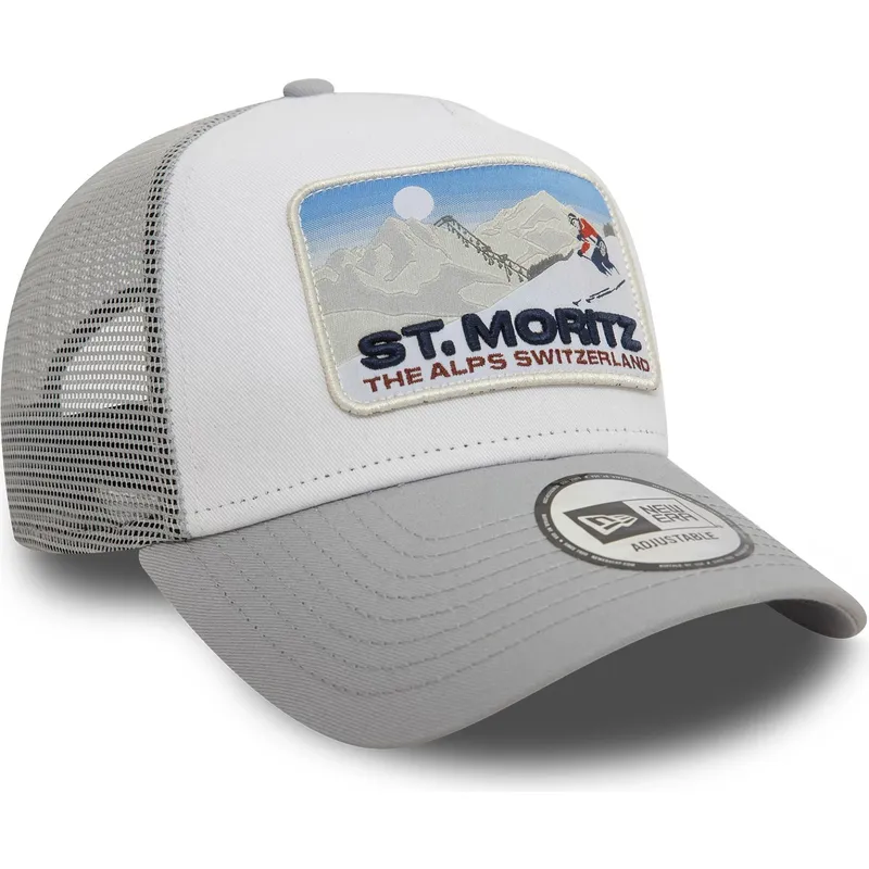 lippikset-kaareva-rekka-harmaa-snapback-a-frame-ski-patch-st-moritz-ciudades-y-playas-new-era lippikset-kaareva-rekka-harmaa-snapback-a-frame-ski-patch-st-moritz-ciudades-y-playas-new-era