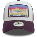 lippikset-kaareva-rekka-violetti-snapback-a-frame-ski-patch-courchevel-ciudades-y-playas-new-era