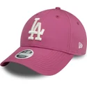 lippikset-kaareva-vaaleanpunainen-saadettava-nauha-9forty-league-essential-los-angeles-dodgers-mlb-new-era
