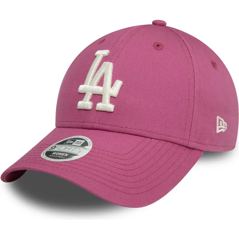 lippikset-kaareva-vaaleanpunainen-saadettava-nauha-9forty-league-essential-los-angeles-dodgers-mlb-new-era