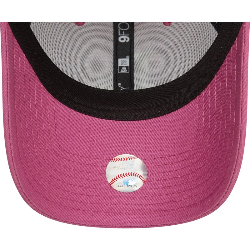 lippikset-kaareva-vaaleanpunainen-saadettava-nauha-9forty-league-essential-los-angeles-dodgers-mlb-new-era