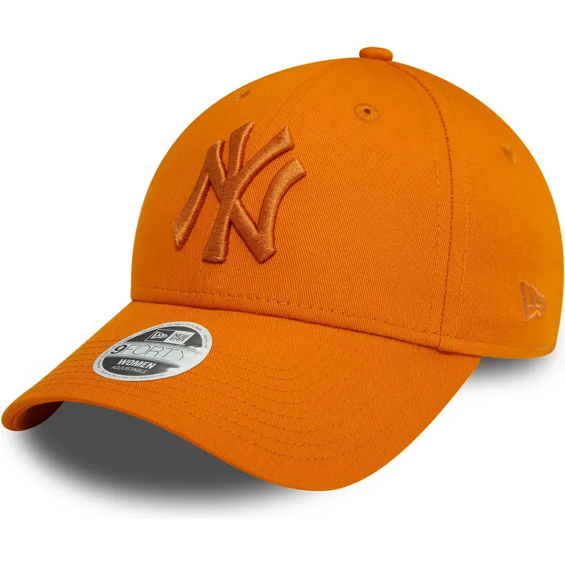 lippikset-kaareva-oranssi-saadettava-nauha-9forty-league-essential-new-york-yankees-mlb-new-era