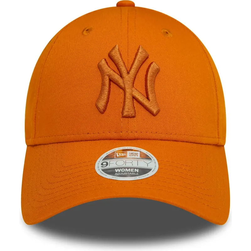 lippikset-kaareva-oranssi-saadettava-nauha-9forty-league-essential-new-york-yankees-mlb-new-era