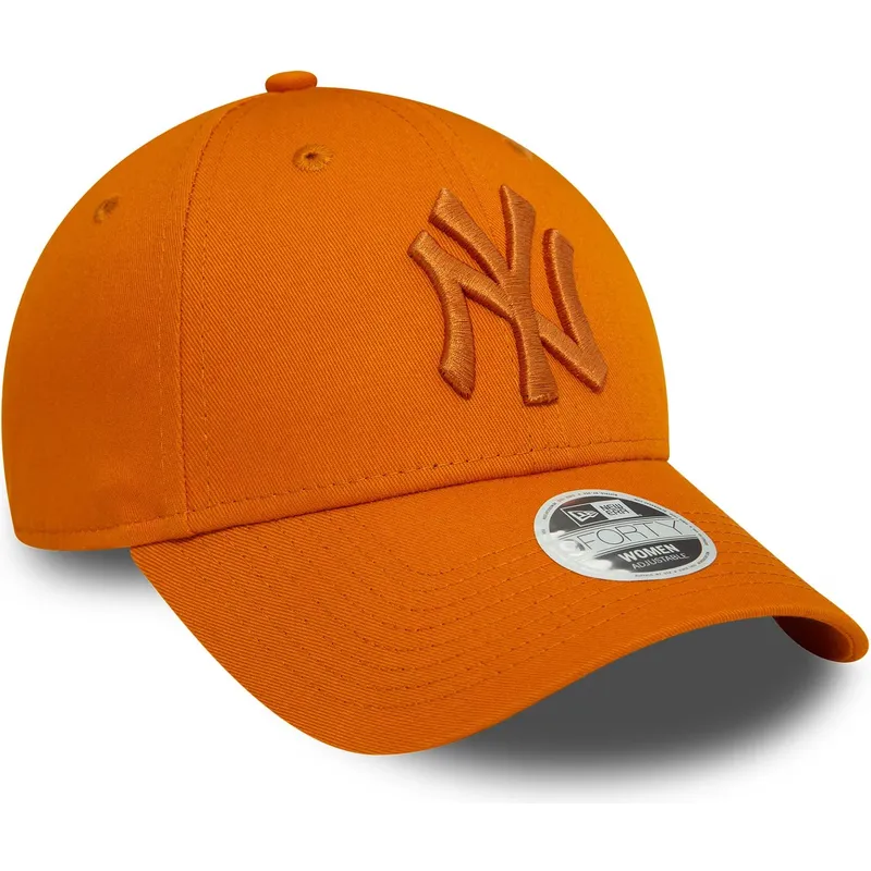 lippikset-kaareva-oranssi-saadettava-nauha-9forty-league-essential-new-york-yankees-mlb-new-era