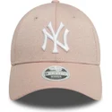 new-era-curved-brim-women-9forty-glitter-new-york-yankees-mlb-pink-adjustable-cap