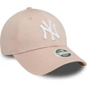 lippikset-kaareva-vaaleanpunainen-saadettava-nauha-9forty-glitter-new-york-yankees-mlb-new-era