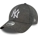 lippikset-kaareva-musta-saadettava-nauha-9forty-glitter-new-york-yankees-mlb-new-era